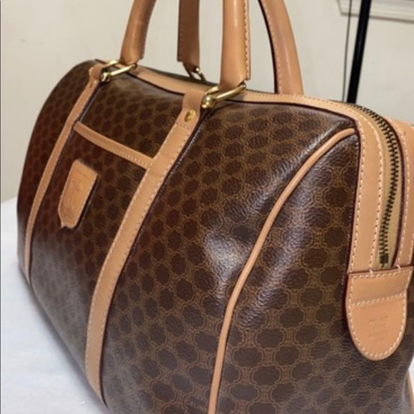 Celine Boston Handbag Macadam Brown - Picture 3 of 12